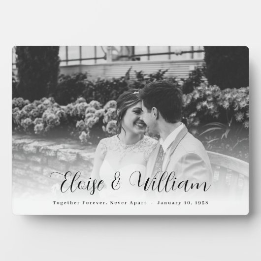 Weddenschap Jubileum Foto Keepomwille Fotoplaat (voorkant)