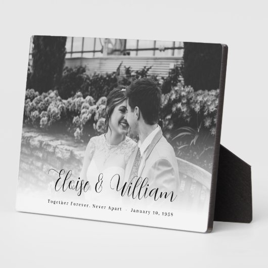 Weddenschap Jubileum Foto Keepomwille Fotoplaat (Zijkant)