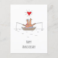 Weddenschap Jubileum Gehuwd met paren Vissen hart