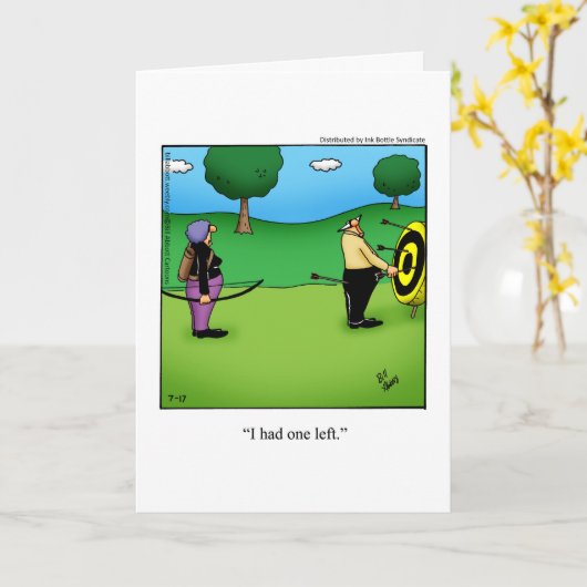 Weddenschap-Jubileum-Humor-kaart voor vun-paar Kaart (Gele Bloem)