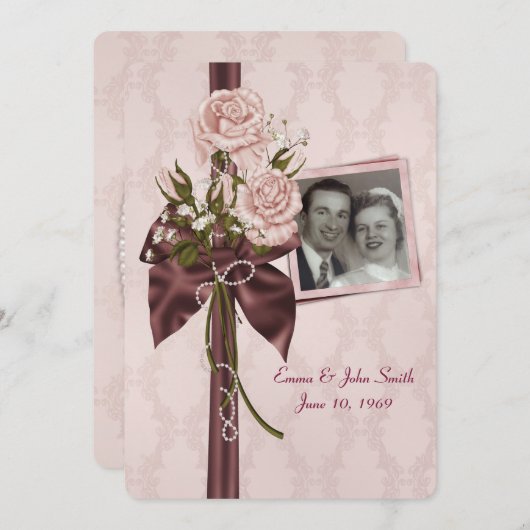 Weddenschap Jubileum Kaart (Voorkant / Achterkant)