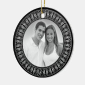 Weddenschap Jubileum Memento Foto Keramisch Ornament (Links)