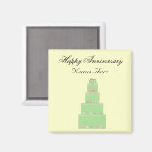 Weddenschap Jubileum Memento Magneet (Voorkant / Achterkant)