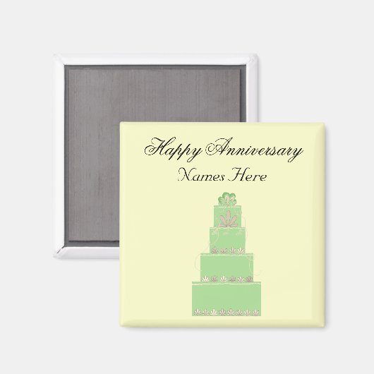 Weddenschap Jubileum Memento Magneet (Voorkant / Achterkant)