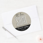 Weddenschap/Jubileum Moonshine - Etiket op maat (Envelop)