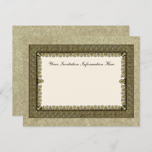 Weddenschap/Jubileum (of?) Uitnodiging (Voorkant / Achterkant)