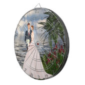 Weddenschap/Jubileum ProfilesInk Dart Board Dartbord (Voorkant Rechts)