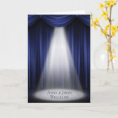 Weddenschap Jubileum Spotlight Kaart (Gele Bloem)