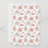 Weddenschap Jubileum Tea Kaart (Achterkant)