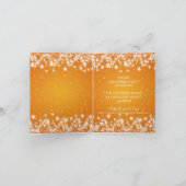 Weddenschap Jubileum Winter Sparkle Sinaasappel (Binnen)