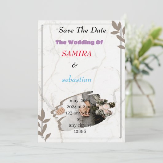 Weddenschap Kaart (Staand voorkant)