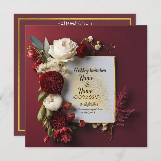 Weddenschap Kaart (Voorkant / Achterkant)