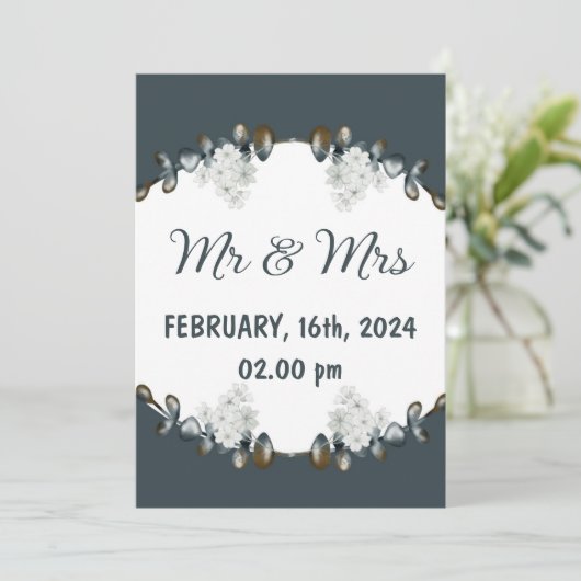 Weddenschap Kaart (Staand voorkant)