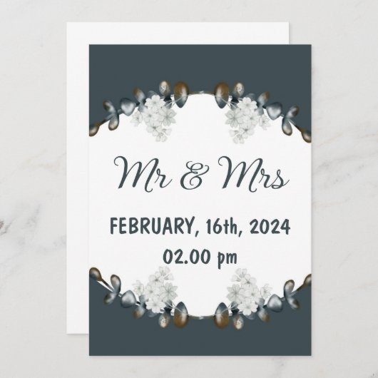 Weddenschap Kaart (Voorkant / Achterkant)