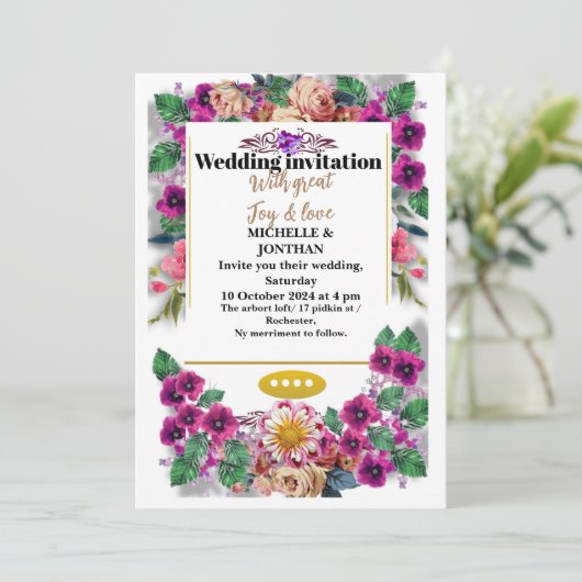 Weddenschap Kaart (Staand voorkant)