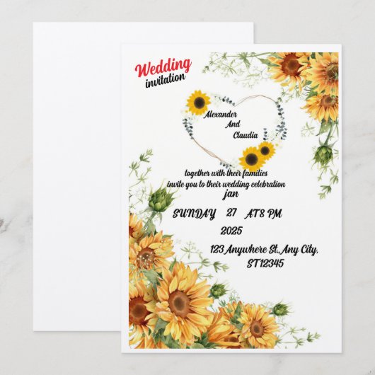 Weddenschap Kaart (Voorkant / Achterkant)