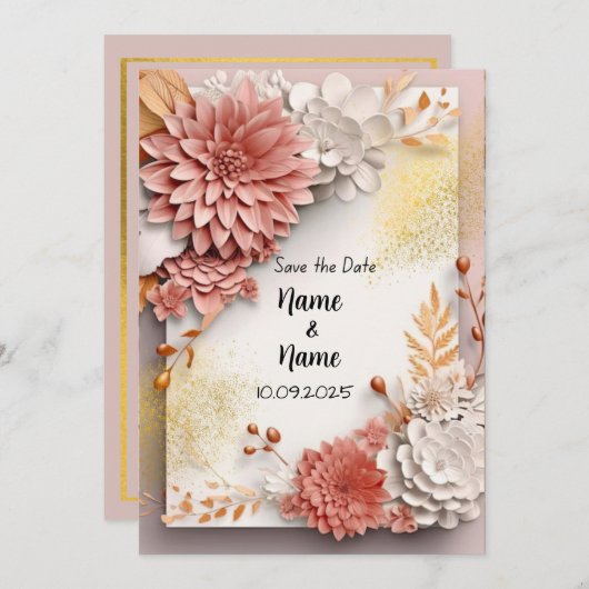 Weddenschap Kaart (Voorkant / Achterkant)