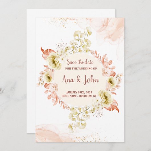 Weddenschap Kaart (Voorkant / Achterkant)