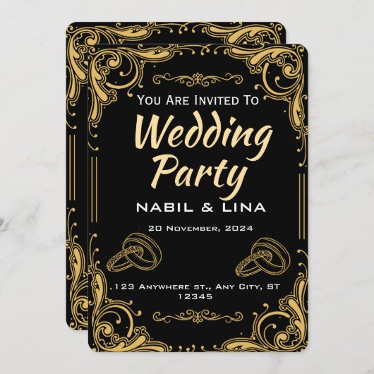 Weddenschap Kaart (Voorkant / Achterkant)