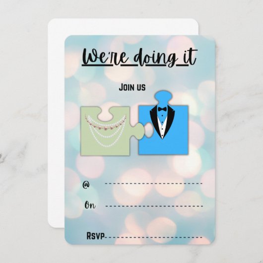 Weddenschap Kaart (Voorkant / Achterkant)