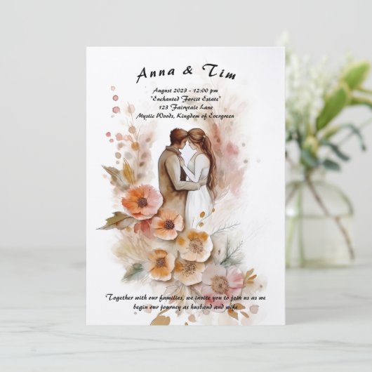 Weddenschap Kaart (Staand voorkant)