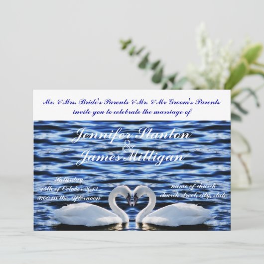 Weddenschap Kaart (Staand voorkant)