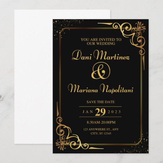 Weddenschap Kaart (Voorkant / Achterkant)