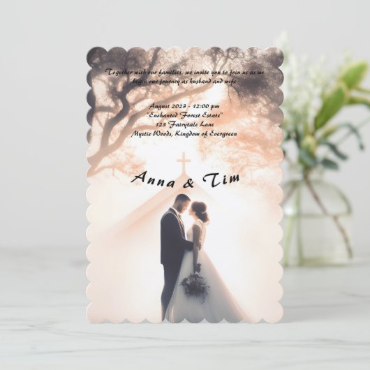 Weddenschap Kaart (Staand voorkant)