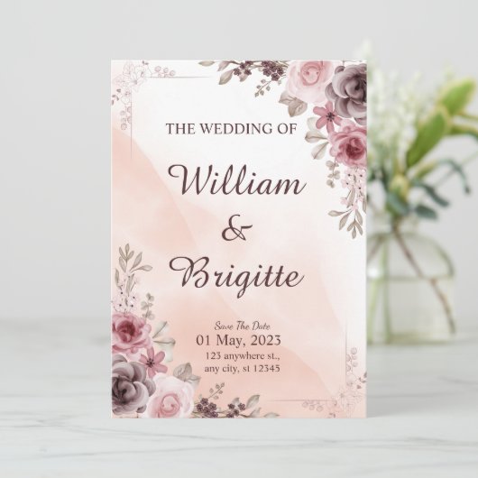 Weddenschap Kaart (Staand voorkant)