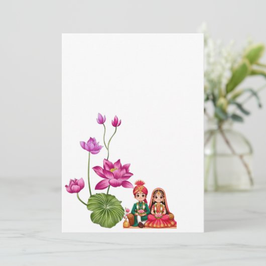 Weddenschap Kaart (Staand voorkant)