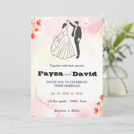 Weddenschap Kaart (Staand voorkant)