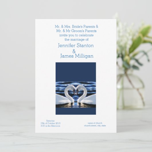 Weddenschap Kaart (Staand voorkant)