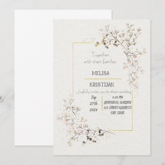 Weddenschap Kaart (Voorkant / Achterkant)