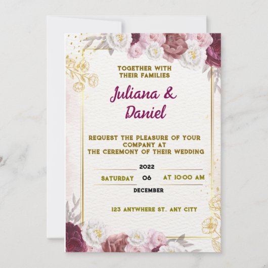 Weddenschap Kaart (Voorkant)