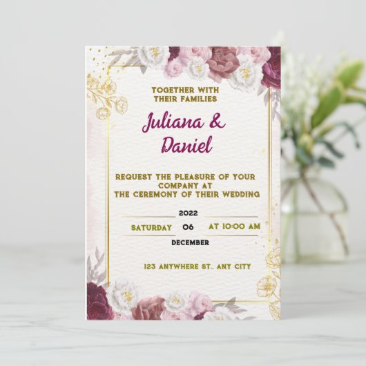 Weddenschap Kaart (Staand voorkant)