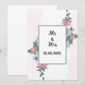 Weddenschap Kaart (Voorkant / Achterkant)