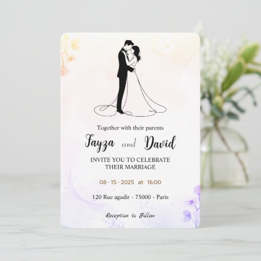 Weddenschap Kaart (Staand voorkant)