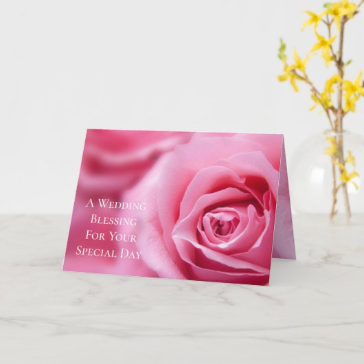 Weddenschap Kaart bruiloft voor speciale dag (Gele Bloem)