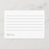 Weddenschap Kaart Elegant Silver Confetti (Achterkant)