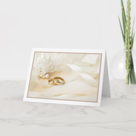 Weddenschap Kaart - Gefeliciteerd op je grote dag (Voorkant)