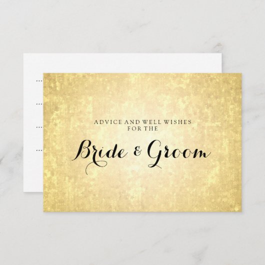 Weddenschap Kaart Gold Foil sterren Kijk Confetti (Voorkant / Achterkant)