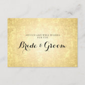 Weddenschap Kaart Gold Foil sterren Kijk Confetti (Voorkant)