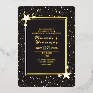 Weddenschap Kaart Gold Luxury Gold Foil