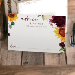 Weddenschap Kaart Herfst Zonnebloemen Wedden