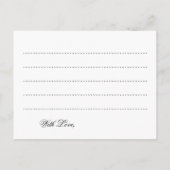 Weddenschap Kaart Silver Glitter Lights (Achterkant)