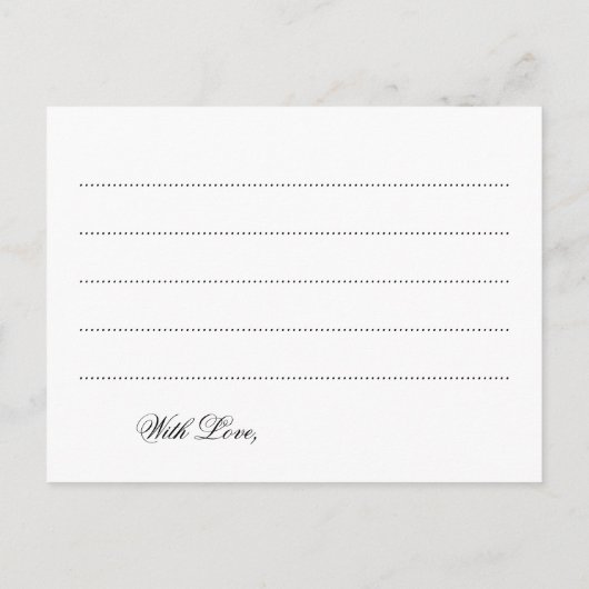 Weddenschap Kaart Silver Glitter Lights (Achterkant)