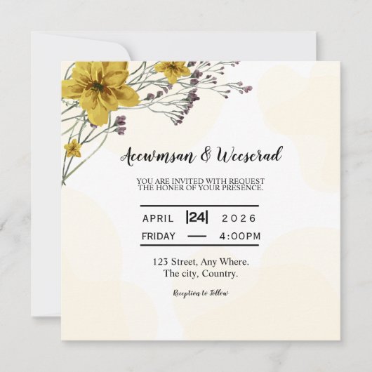 Weddenschap Kaart Square Vector (Voorkant)