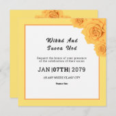 Weddenschap Kaart vierkant Gatefold Design (Voorkant / Achterkant)