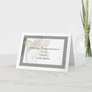 Weddenschap Kaart voor tante en nieuwe man