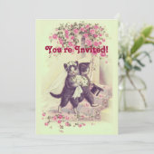 Weddenschap Kats Pastel Green Kaart (Staand voorkant)